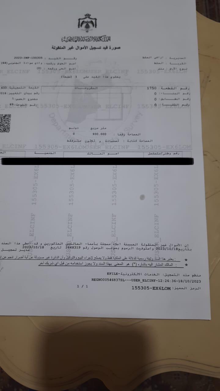 قطعتين ارض سكني